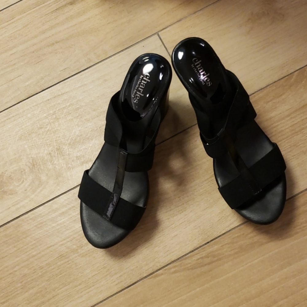 Womans wedge sandles new without tags